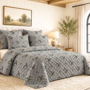 5PCS COTTON BED SPREAD