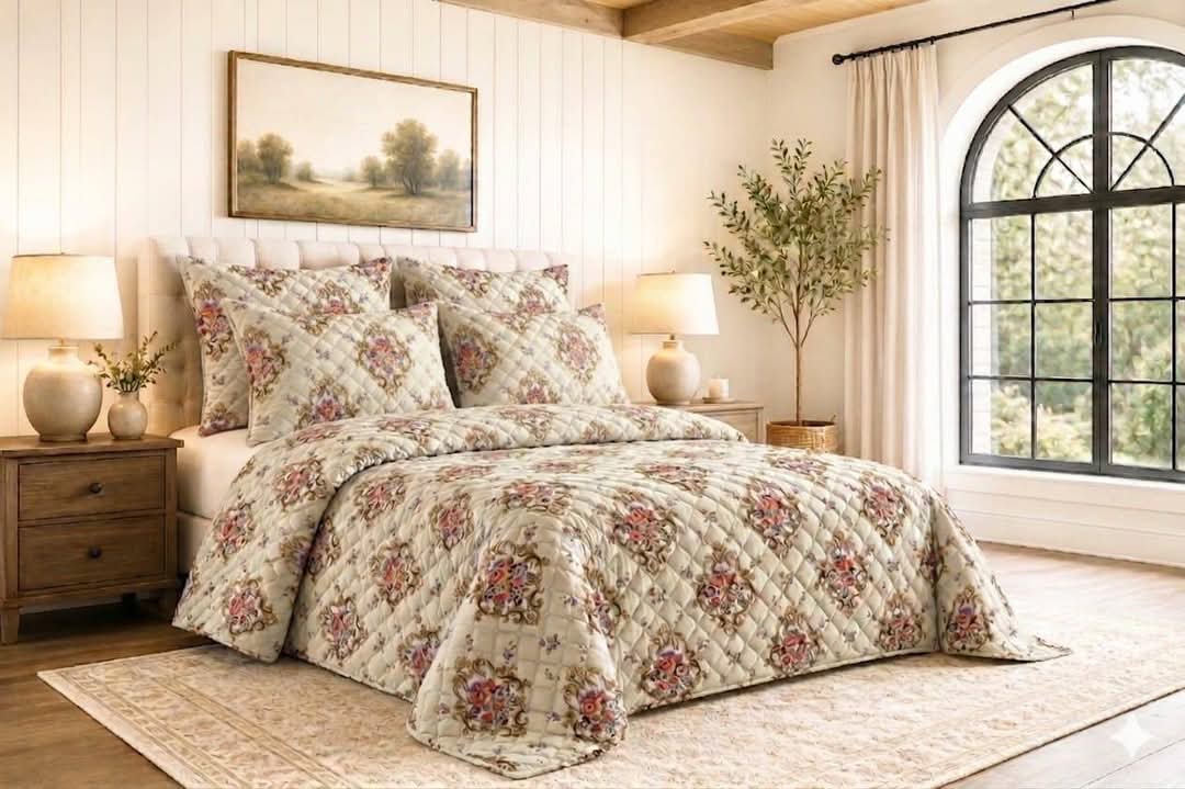5PCS COTTON BED SPREAD - Image 3