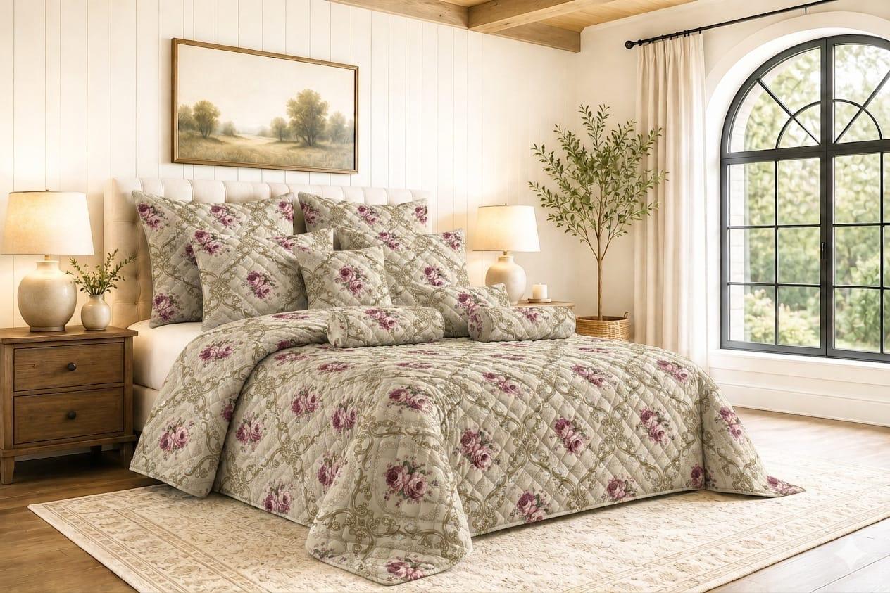 9PCS COTTON BED SPREAD - Image 9