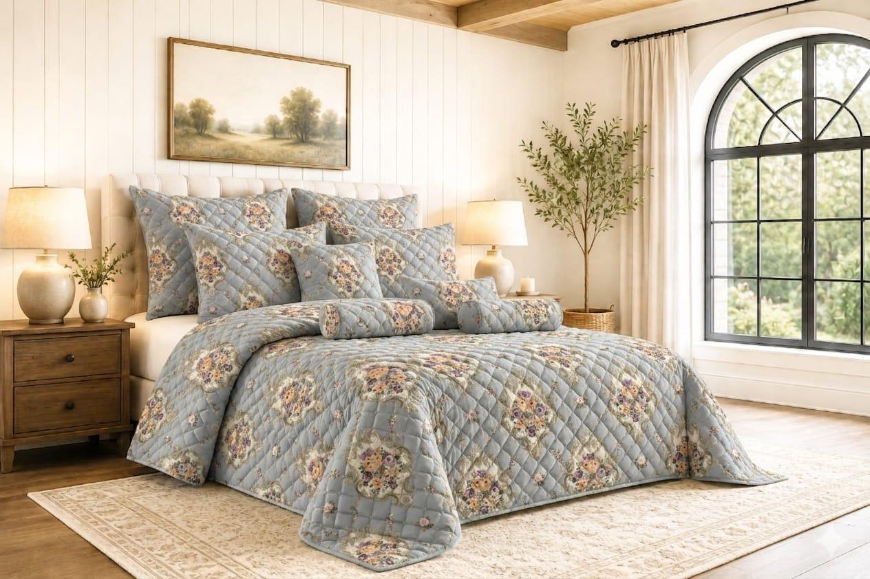 9PCS COTTON BED SPREAD - Image 11